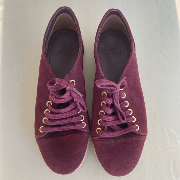 Faux Sueded Espadrille Sneaker Size 9 - Picture 1 of 3